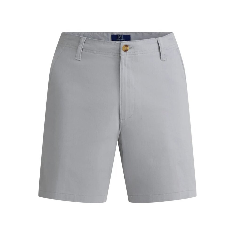 George Men's & Big Men's Stretch Twill Flat Front Shorts, 9" Inseam, Size 30 - Picture 4 of 4